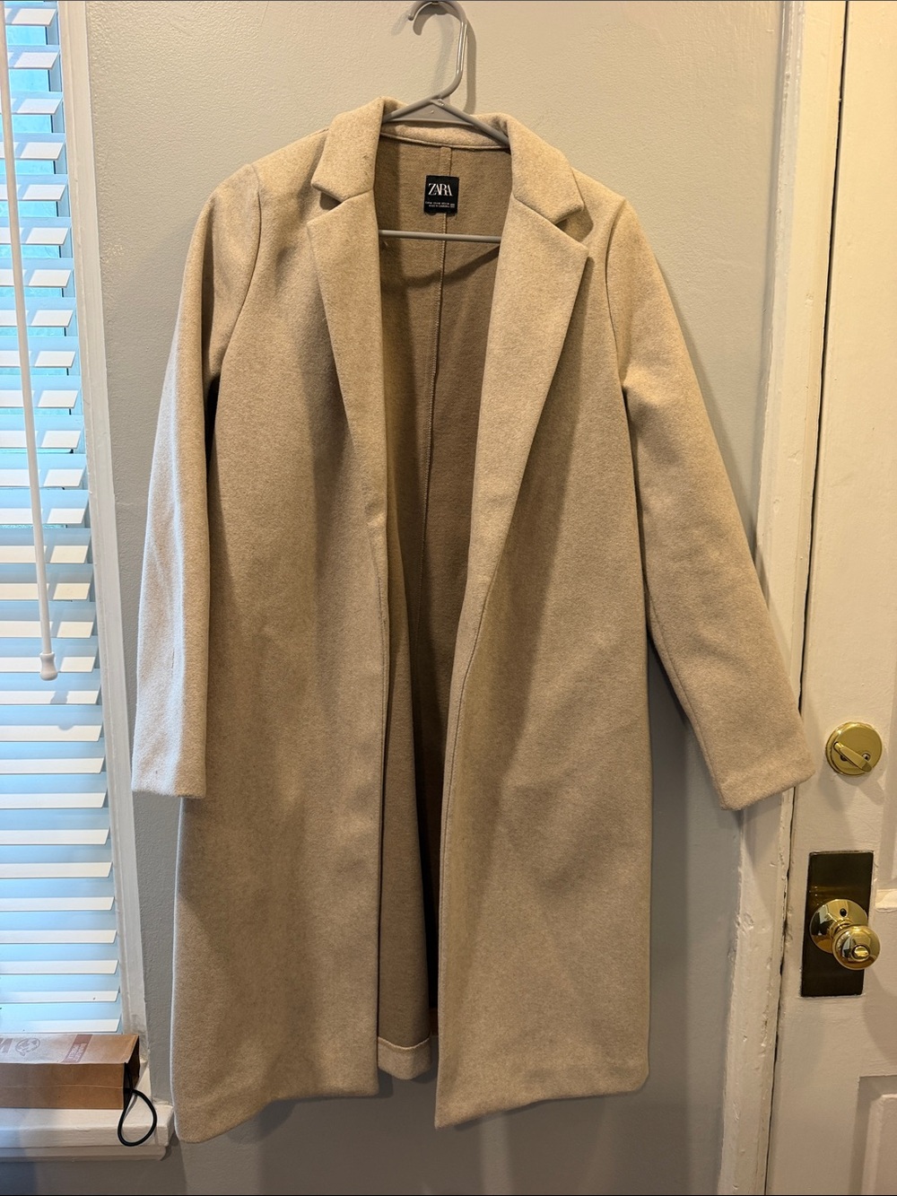 Zara Beige Long Coat